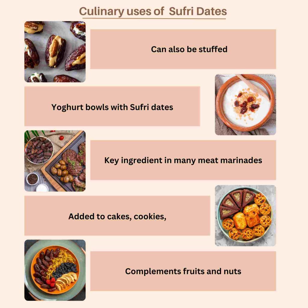 Culinary uses of sufri dates