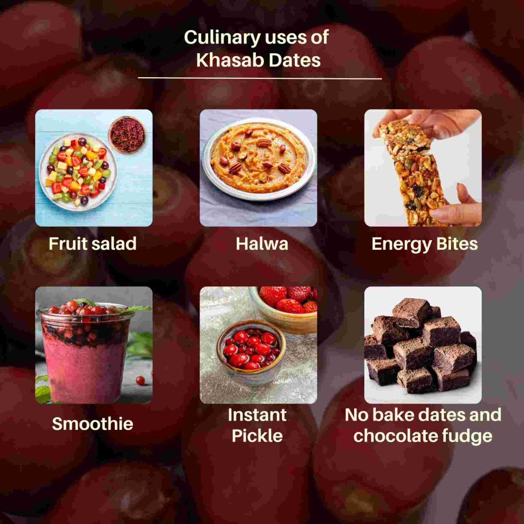 Culinary uses of Khasab dates
