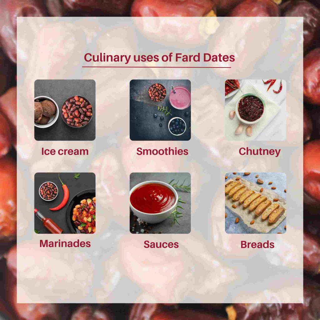 Culinary Uses of Fard Dates