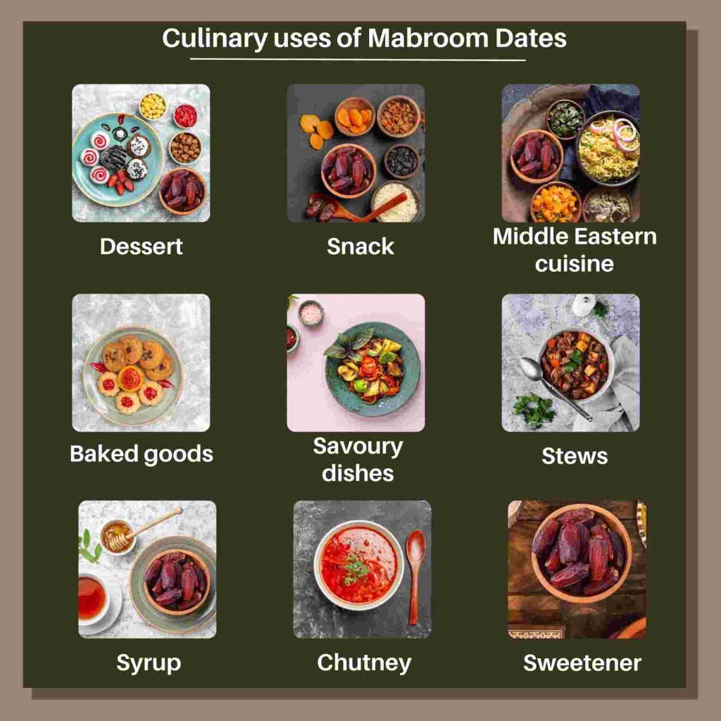Culinary Uses of Mabroom dates